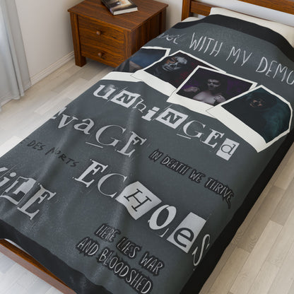 Dance With My Demons Plush Blanket