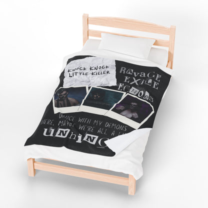 Dance with My Demons Plush Blanket, Cozy Throw