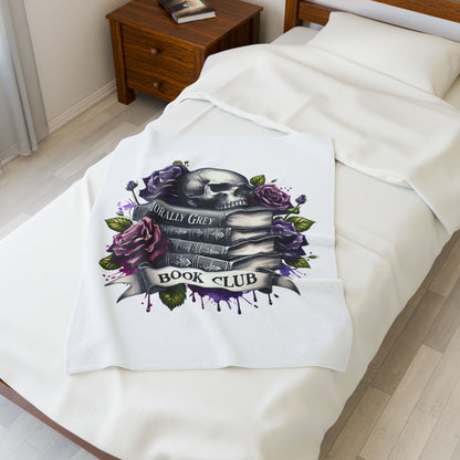 Morally Gray Book Club Plush Reading Blanket