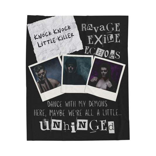 Dance with My Demons Plush Blanket, Cozy Throw