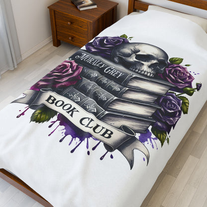 Morally Gray Book Club Plush Reading Blanket