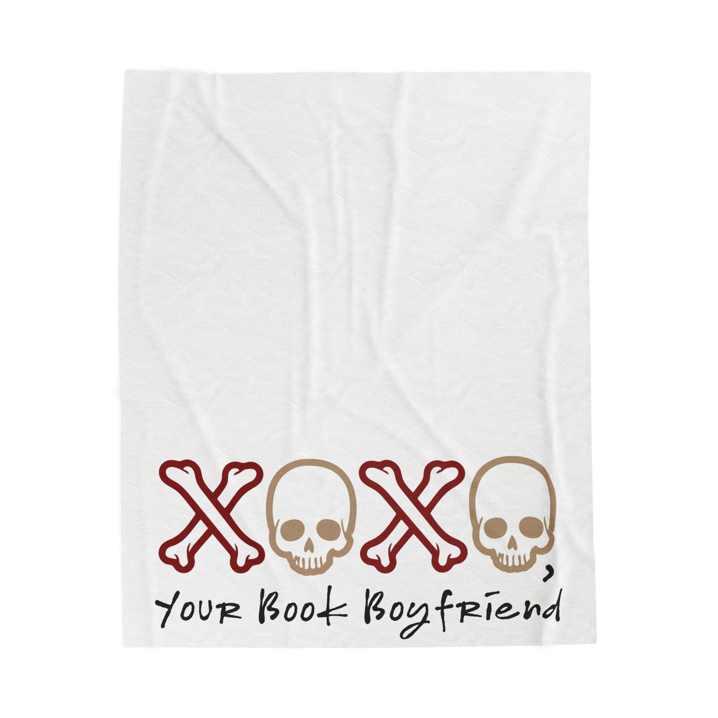Plush Blanket - XOXO Your Book Boyfriend Design