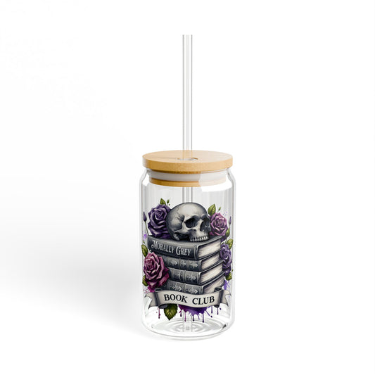 Morally Gray Book Club  16oz Glass