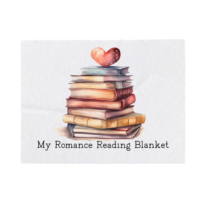 Velveteen Plush Blanket- My Romance Reading Blanket