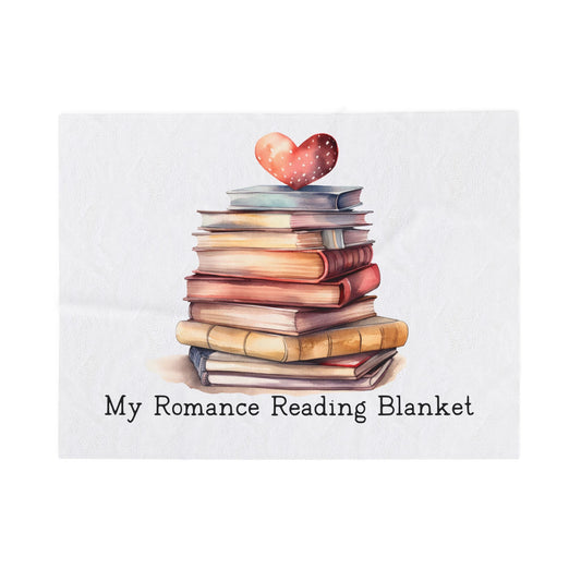 Velveteen Plush Blanket- My Romance Reading Blanket