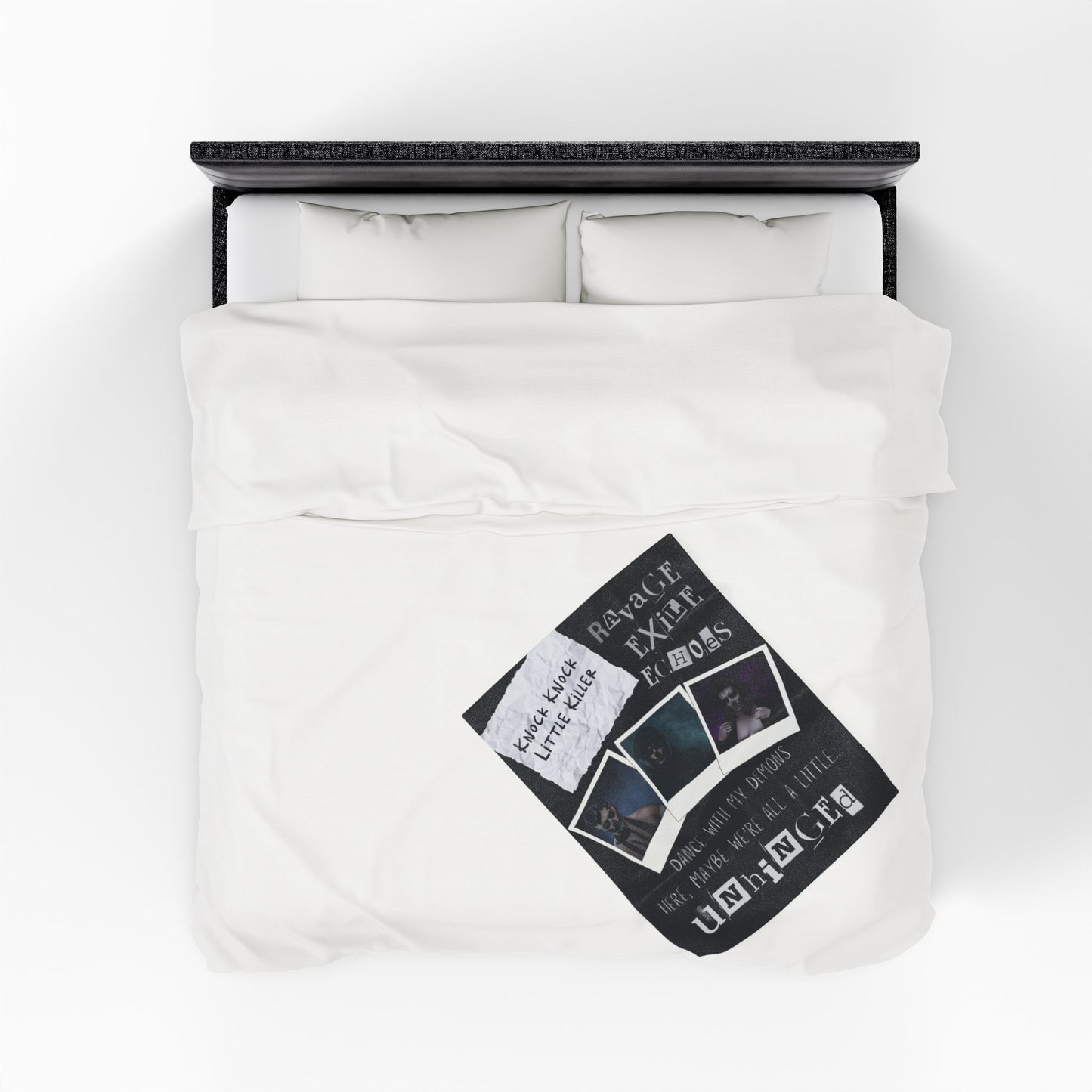 Dance with My Demons Plush Blanket, Cozy Throw