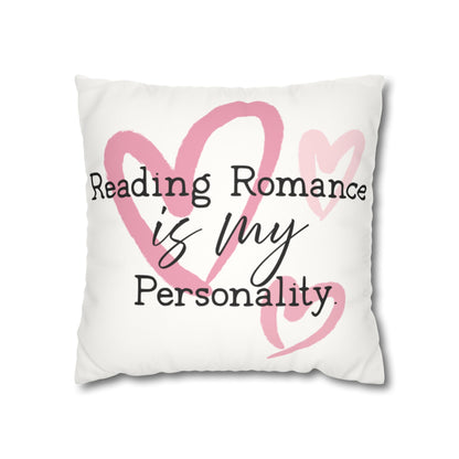 Reading Romance is My Personality Decorative Pillowcase