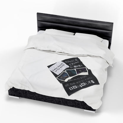 Dance with My Demons Plush Blanket, Cozy Throw