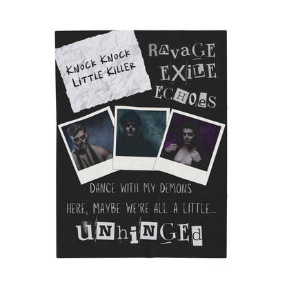 Dance with My Demons Plush Blanket, Cozy Throw