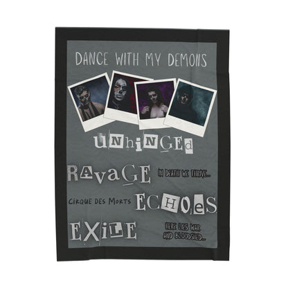 Dance With My Demons Plush Blanket