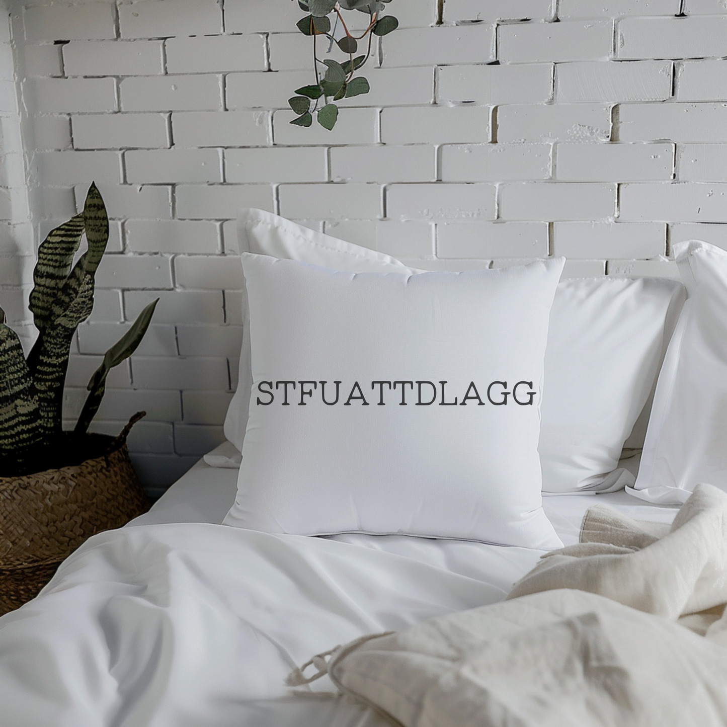 Square Pillow STFUATTDLAGG Design